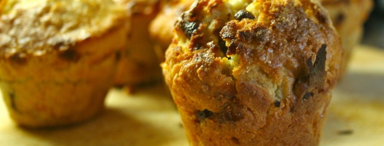 Perfect Chocolate Chip Muffins (shame about the cookies)