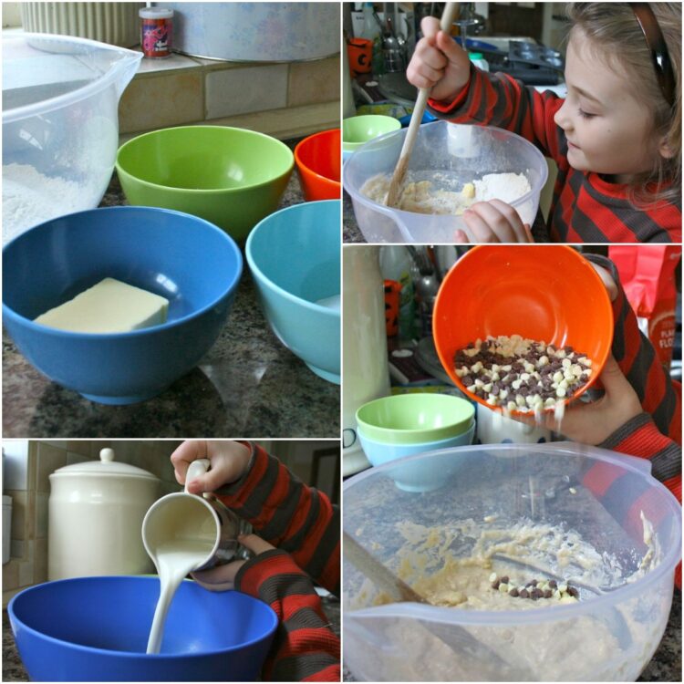 Christmas baking with kids