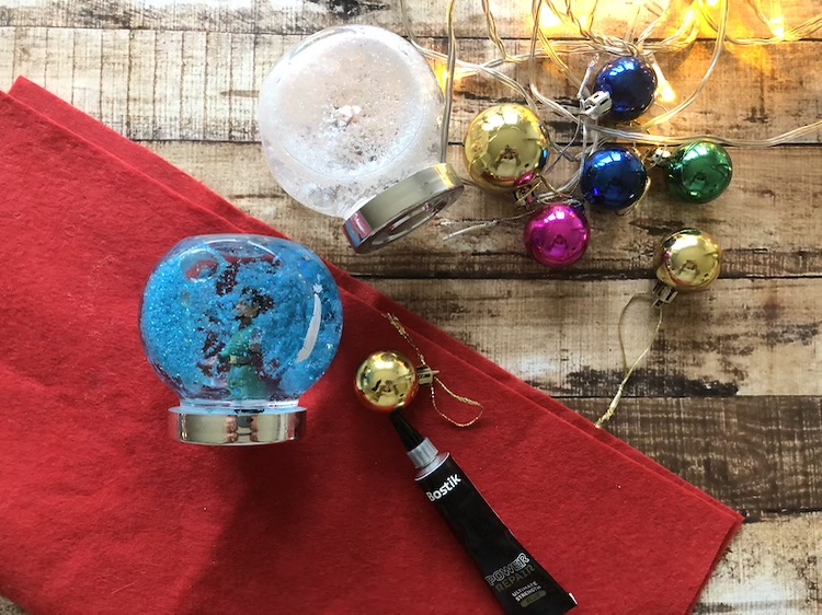 DIY snow globe