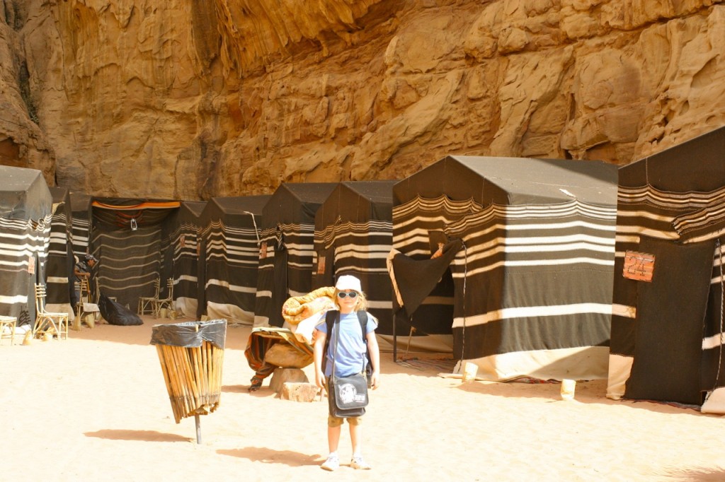camping in wadi rum