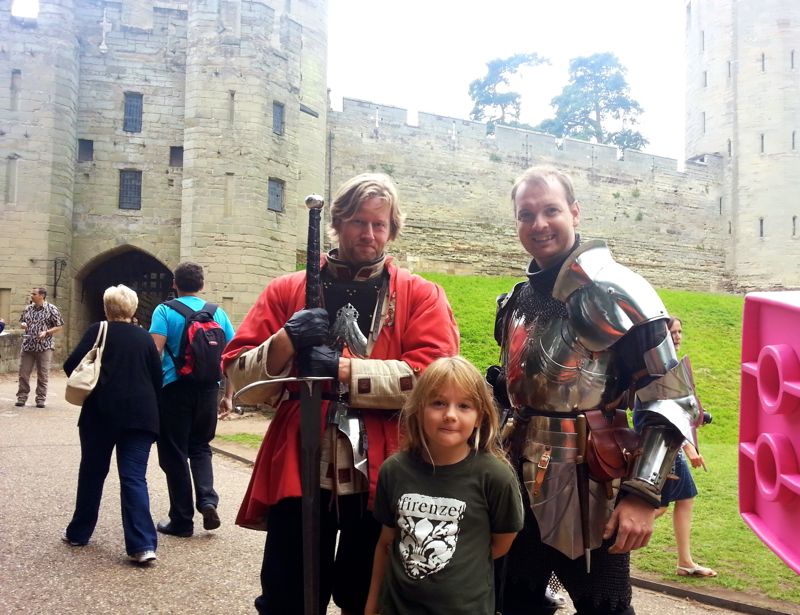 swords soldiers warwick castle