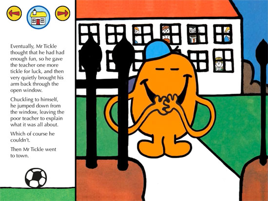 Mr Tickle Arrives on the iPad