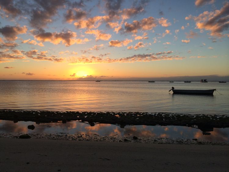 sunrise in Mauritius