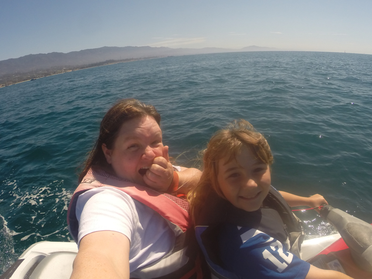 terrified on jetski santa barbara