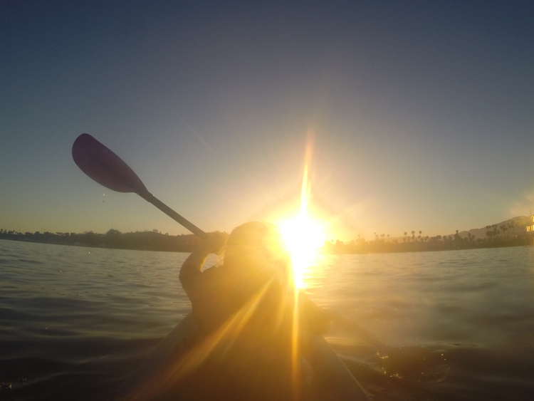 sunset cruise kayak santa barbara