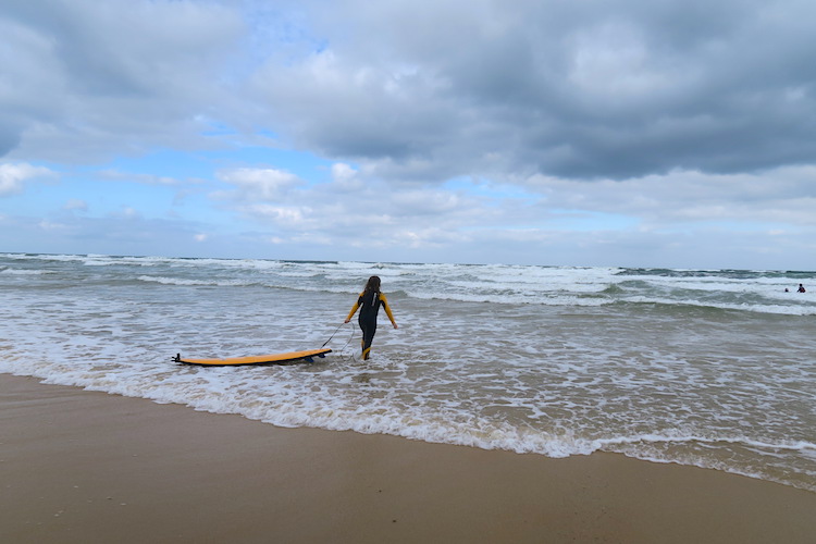 surfing moliets kids