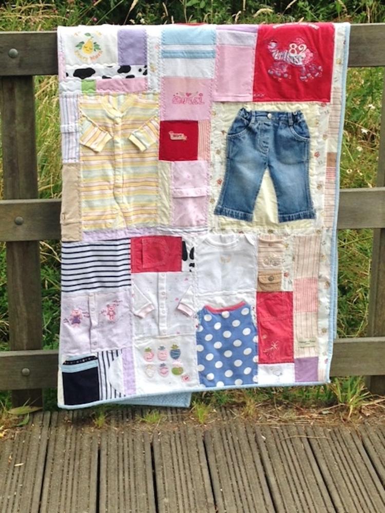 baby clothes quilt