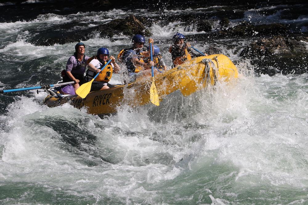 white water rafting