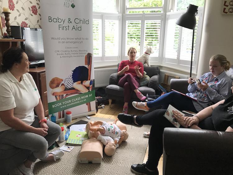 first aid workshop babies UK