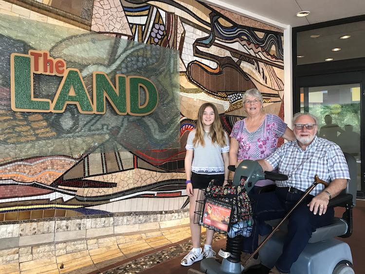 visiting Disney with grandparents