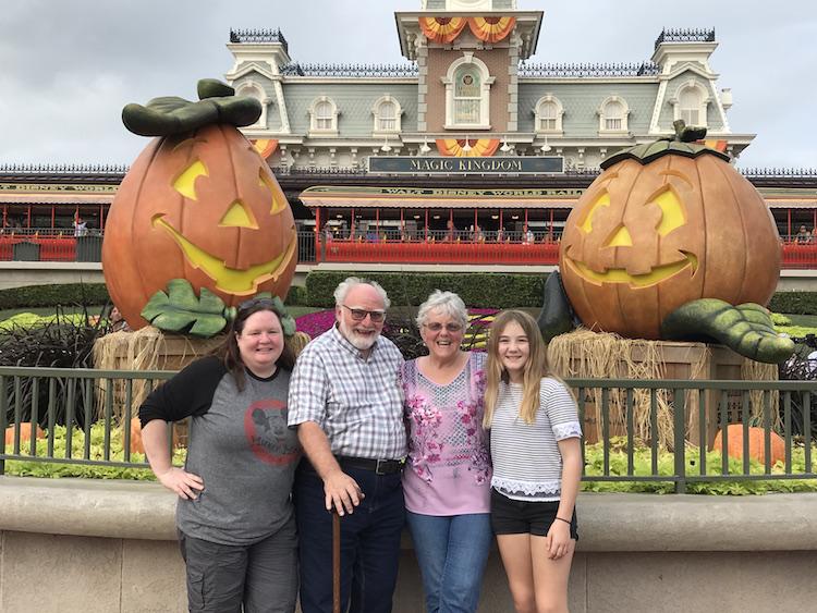 visiting Disney with grandparents