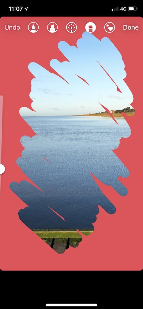 how to use the eraser in instagram stories