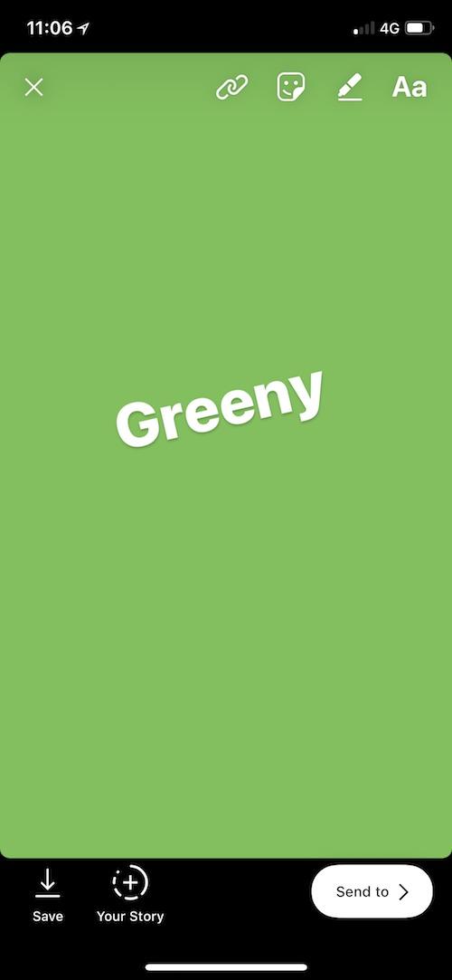 how to make a solid colour background in instagram stories