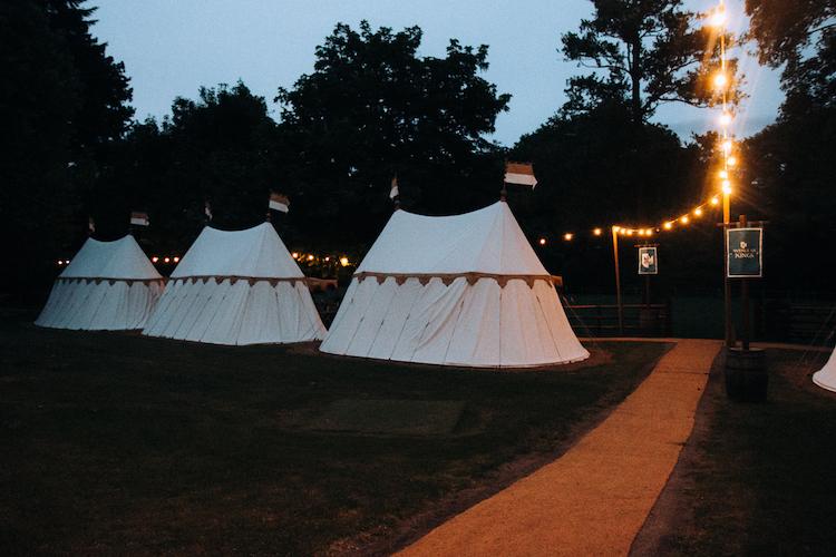 warwick castle glamping tents