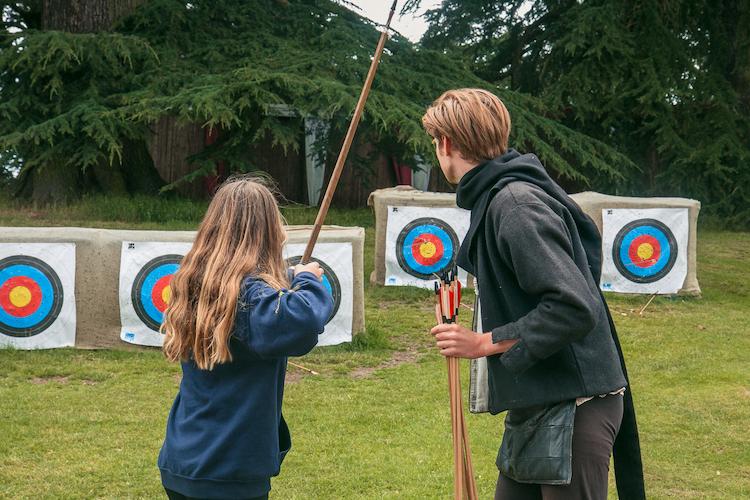 archery at warwick castle