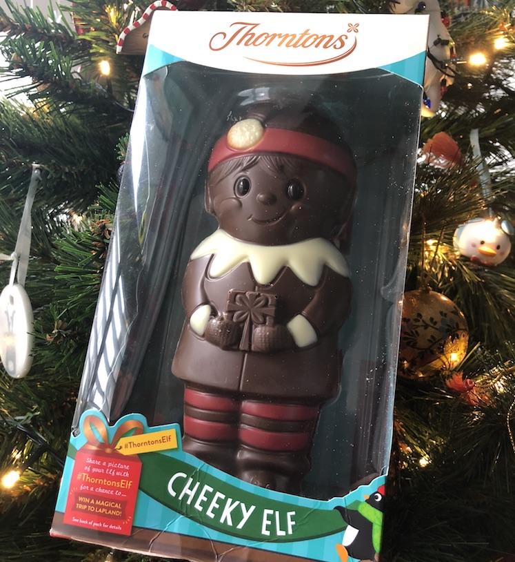 Thorntons christmas elf