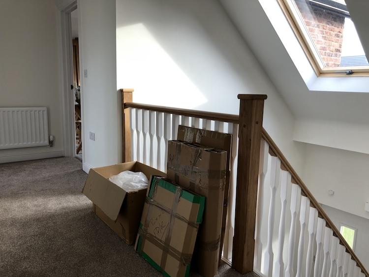 new build landing skylight