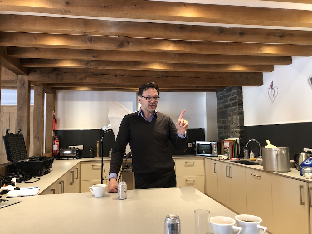 FILMING IN A HOME KITCHEN