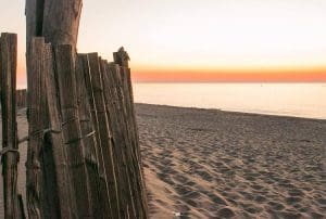sunrise on the beach at La Brasilia