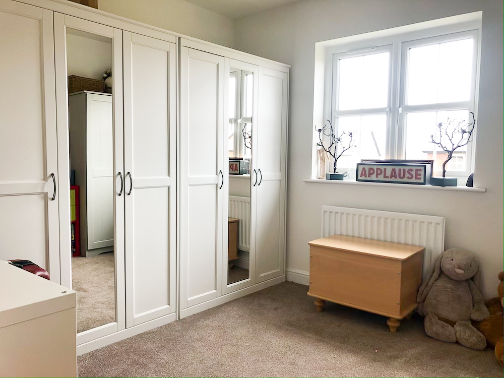 spare bedroom storage