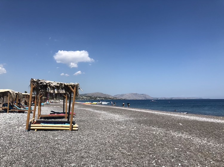 beach at rhodes