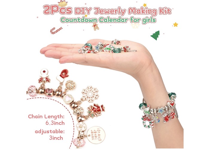 jewellery advent calendar for tweens