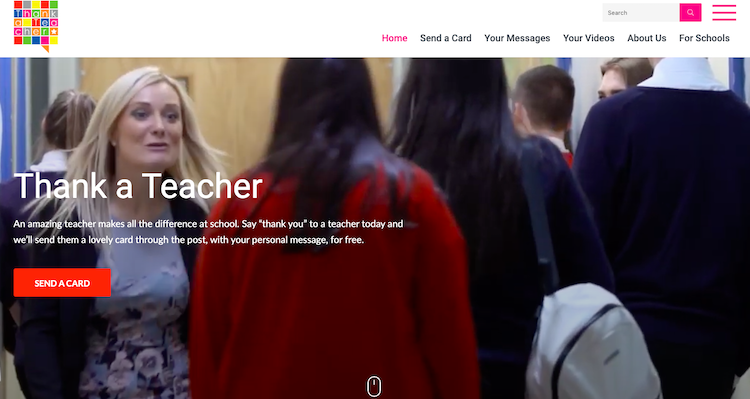 thank a teacher website