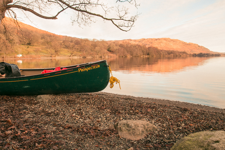 kayaking ullswater canoe views