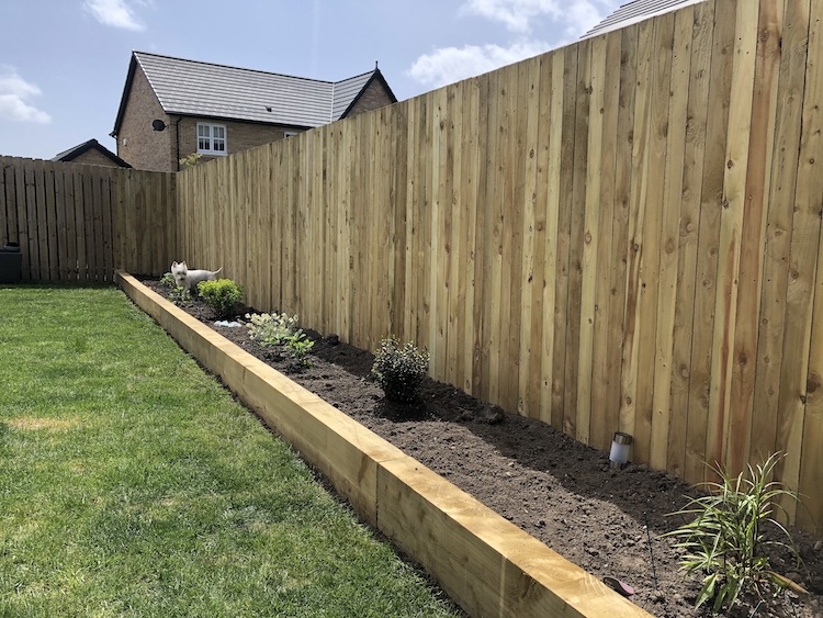 new build double fencing
