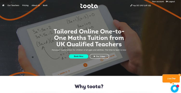 online maths tutoring