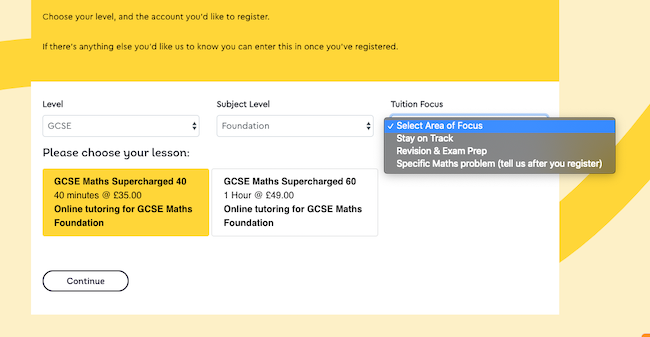 online maths lessons GCSE