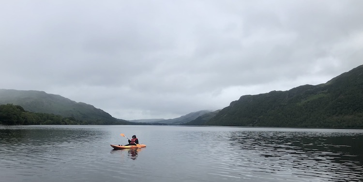 kayaking on ullswater