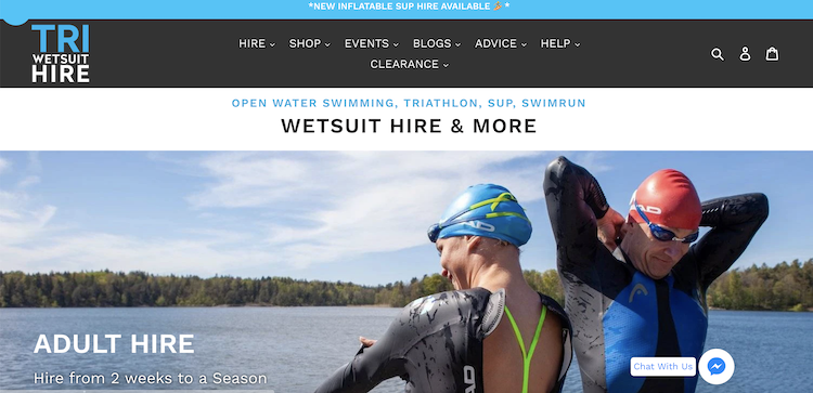 plus sized womens wetsuit hire