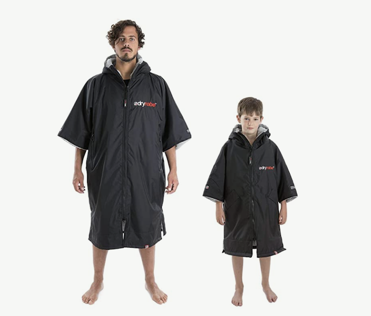 red changing robe for SUP