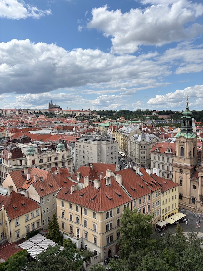 Prague from above