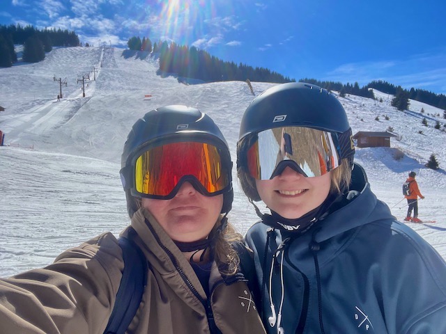 learning to ski